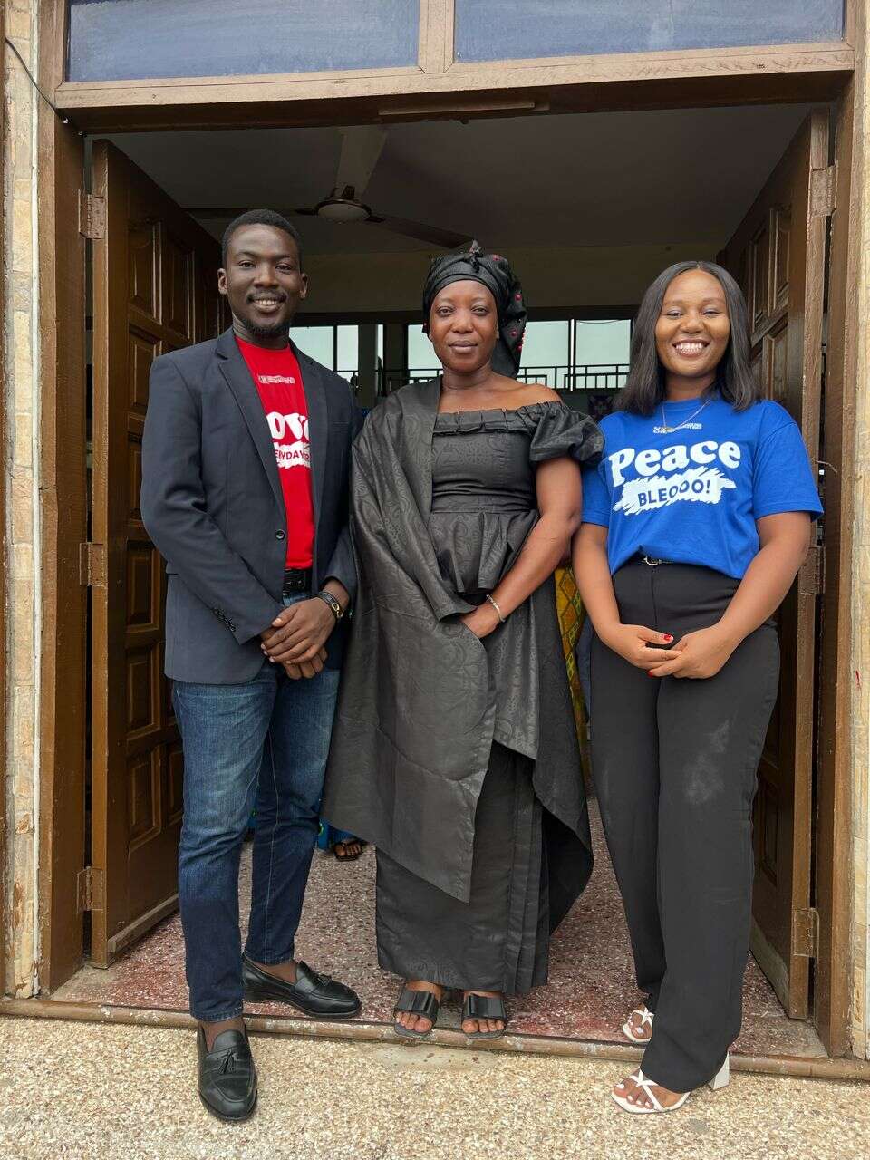 Hon. Marian Marie Addo in a shot with Priscilla YPG Executives