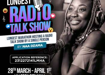Naa Dzama eyes Guinness World Record (GWR) for the longest radio talk show
