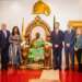 Telecel delegation with Asantehene, Otumfuo Osei Tutu II