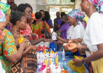 Opportunity International Savings and Loans Ltd organizes an exhibition for 20 Kayayei ladies