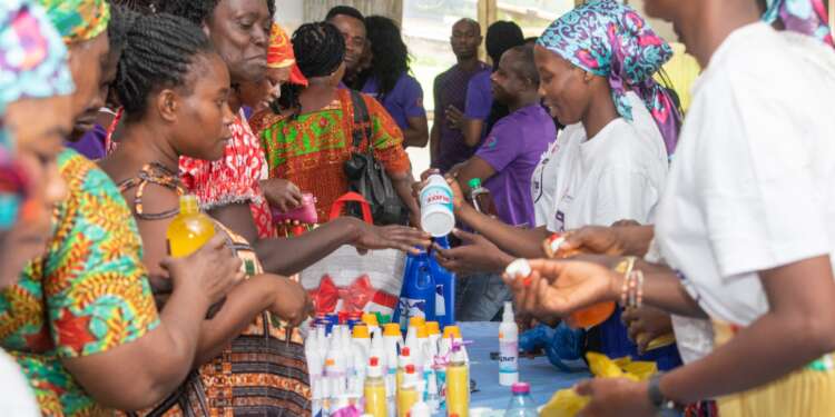 Opportunity International Savings and Loans Ltd organizes an exhibition for 20 Kayayei ladies