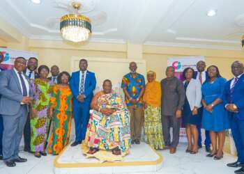 Opportunity International Savings and Loans Ltd. (OISL) pays courtesy call on Ga Mantse and Gbese Mantse – King Tackie Teiko Tsuru II and Dr. Nii Ayi Bonte II