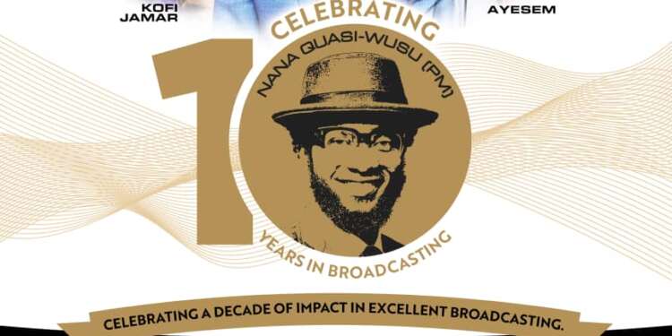 Nana Quasi-Wusu celebrates 10 years In broadcasting