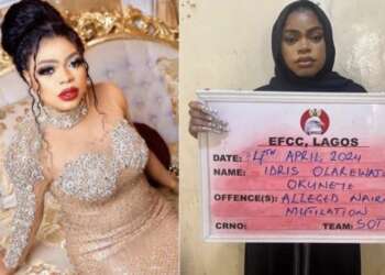 Bobrisky sentenced to six months in jail for misusing Naira