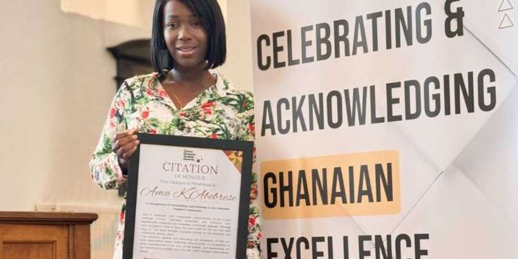Ama K. Abebrese and Nikita Okyere Honored at Inaugural Ghana Diaspora Student Awards