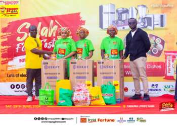 Happy 98.9 FM Crowns Vim Ladies of Madina Zongo Winners of 2024 Salahfest Inter-Zongo Cooking Competition