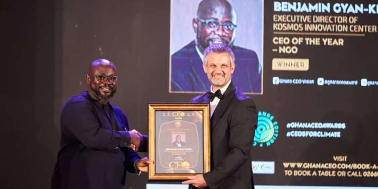 Benjamin Gyan-Kesse of Kosmos Innovation Center recognised as CEO of the Year, NGO Category