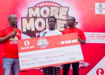 Nineteen-Year-Old High School Graduate and Two Others Receive GHs 30,000 Cash Prize Each Via Telecel More Money Promo