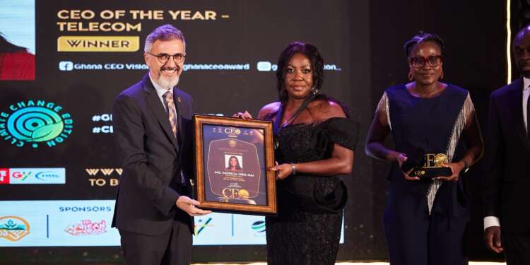 Dual recognition for Telecel Ghana’s Chief Executive at Ghana CEO Awards