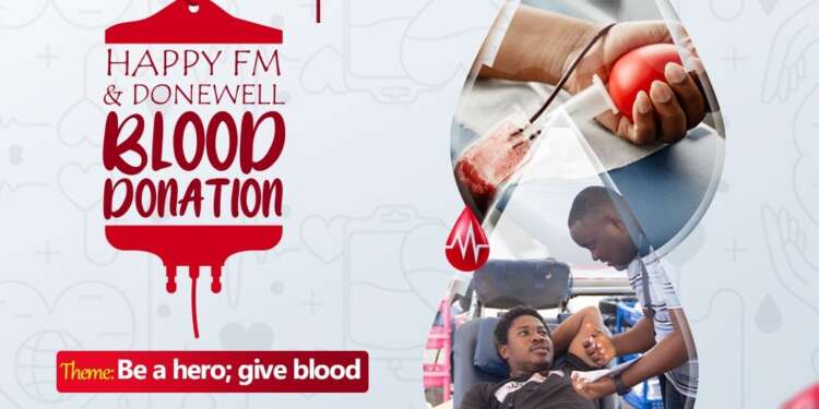Happy FM/Donewell Blood Donation drive slated for October 26, 2024