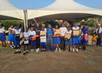Spice and MYO Global make heartwarming donation to La Anglican Basic School in Accra