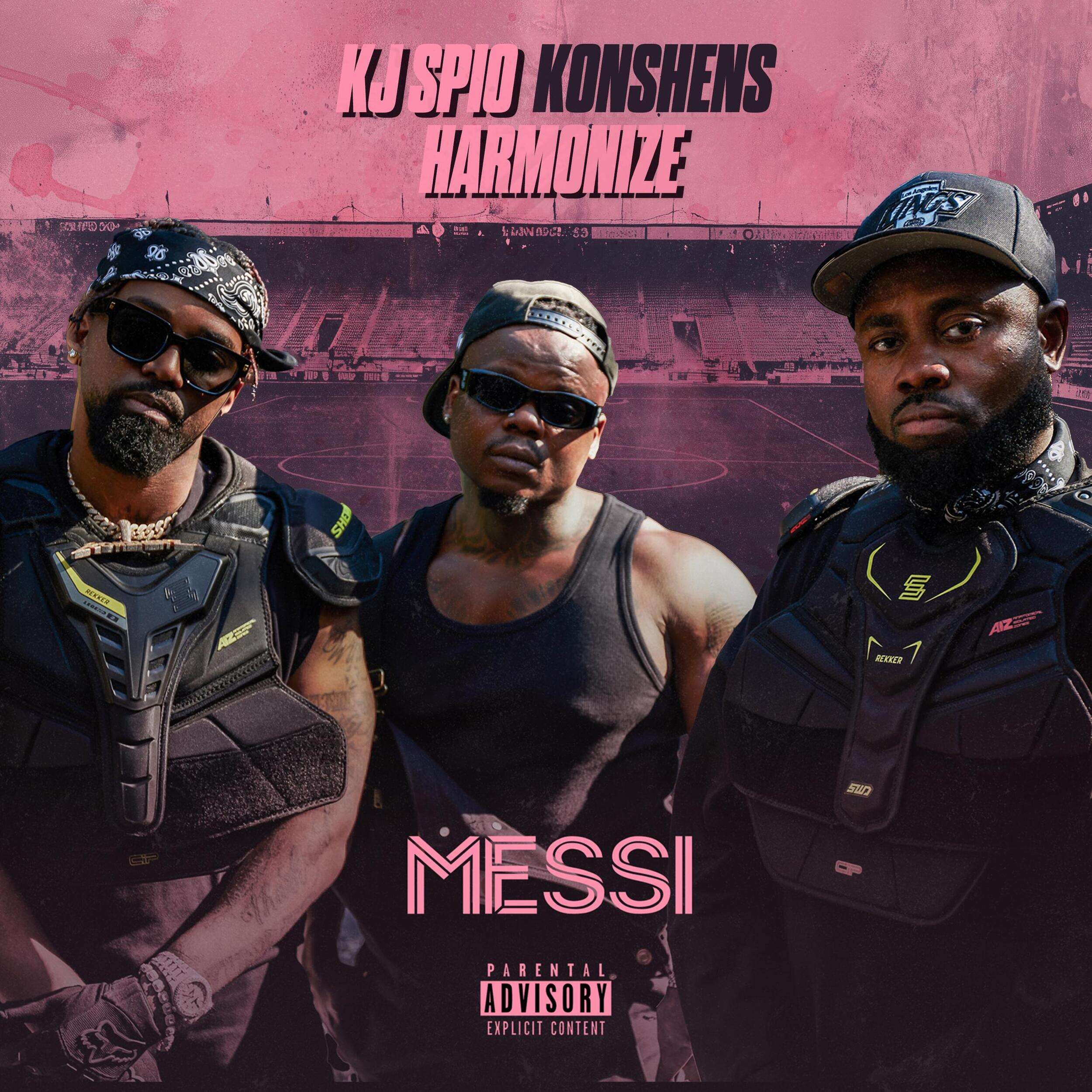 KJ Spio, Konshens and Harmonize team up on ultimate party starter ‘Messi’