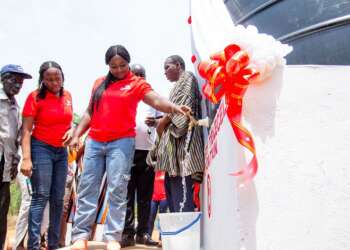 Telecel Ghana Employee Volunteers Deliver Clean Water to Akohia - Asesewa