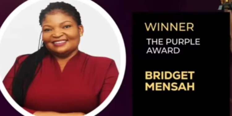 GMABC's Bridget Mensah wins Purple Award at LIMA 2024