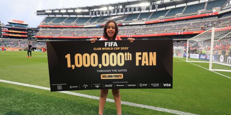 Nine-Year-Old Wydad Fan Rachida Becomes One Millionth Spectator at FIFA Club World Cup 2025