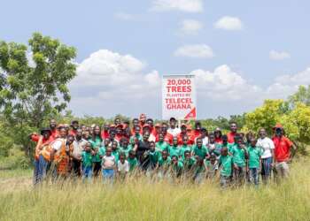 Telecel Ghana Plants 10,000 Additional Trees at Chipa Forest Reserve on World Environment Day