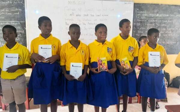 Active Minds Launches Reading Squad in Apirede to Champion Literacy Among School children