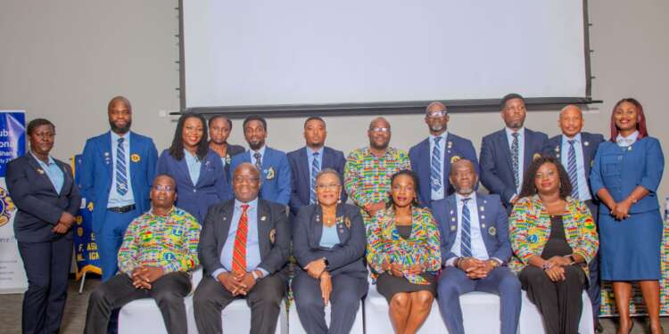 District Governor Lion Dr. Helena Asamoah Hassan commends Tema Community 25 Lions Club for purposeful start