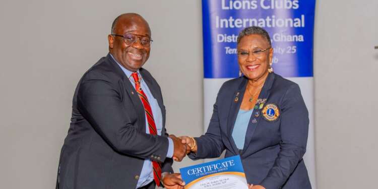 Tema Community 25 Lions Club holds Grand Club Officers Installation Ceremony for 2025/2026 service year