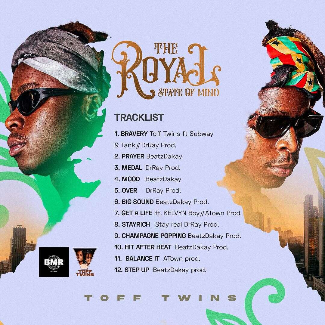 Toff Twins release their new 12-track album ‘The Royal State of Mind’