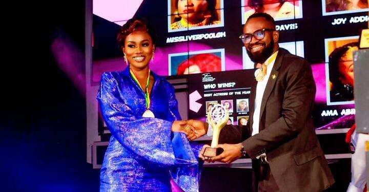 Sylvia Davis crowned "Best Actress of the Year" at Ghana Merit Awards 2025