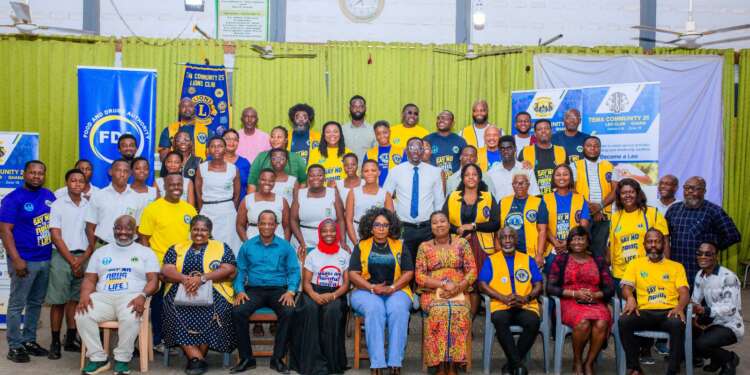 Tema Community 25 Lions Club and FDA take ‘Stop Drug Abuse’ campaign to Chemu Senior High School