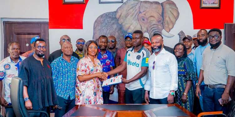 Party Youth Executives pick flagbearer forms for Bryan Acheampong