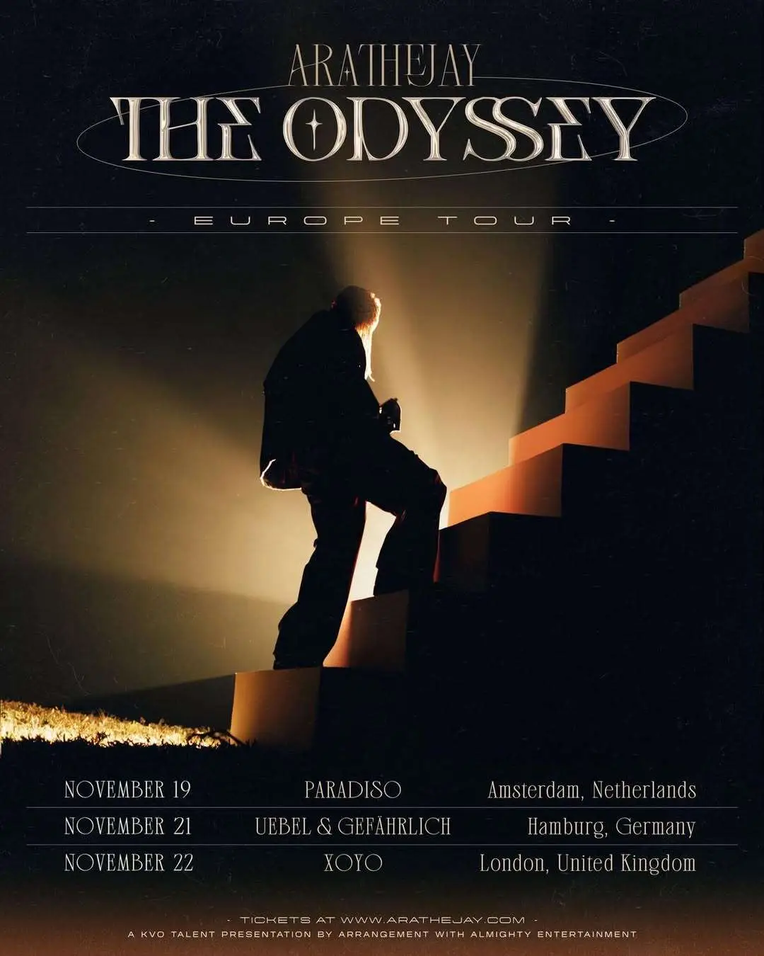 The Odyssey tour - AratheJay. Credit: Supplied.