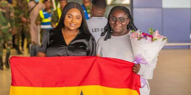 GDCL Deputy CEO welcomes Ms. Geek Africa runner-up at Kotoka Airport