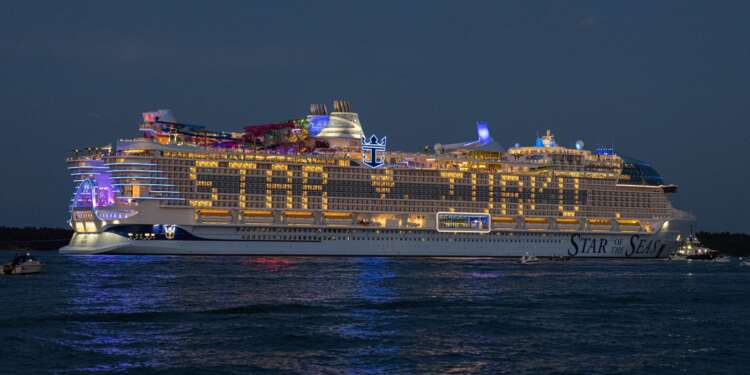 Samsung equips world’s largest cruise ship