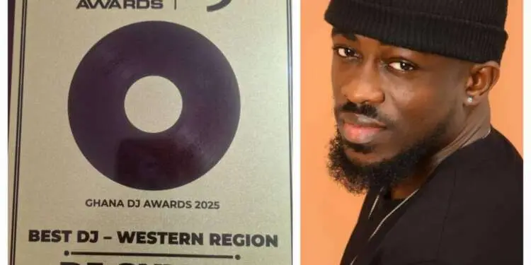 YFM’s DJ Shyno bags ‘Best DJ – Western Region’ award at 2025 Guinness Ghana DJ Awards