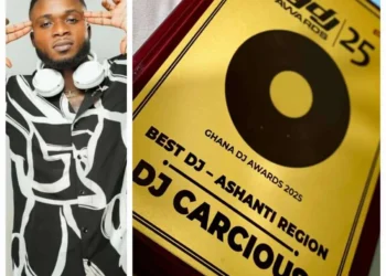 DJ Carcious named Best DJ in Ashanti Region