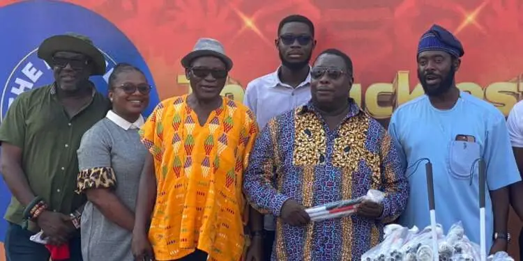 The Luckiest' Brings Major Support to Ghana Blind Union