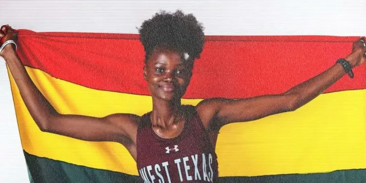 Abigail Abugire’s Double Gold Powers West Texas A&M to 13th Straight LSC Indoor Title