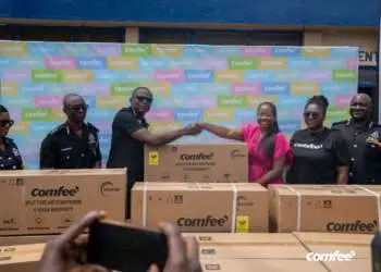 Comfee GH Ltd. supports Ghana Police Hospital with GHC 85,000 Air Conditioner donation