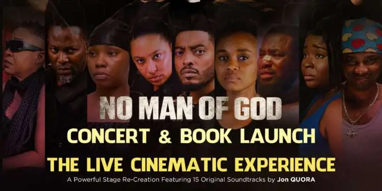 Kornerstonez productions announces “No Man of God: Concert & Book Launch” – A Live Cinematic Experience