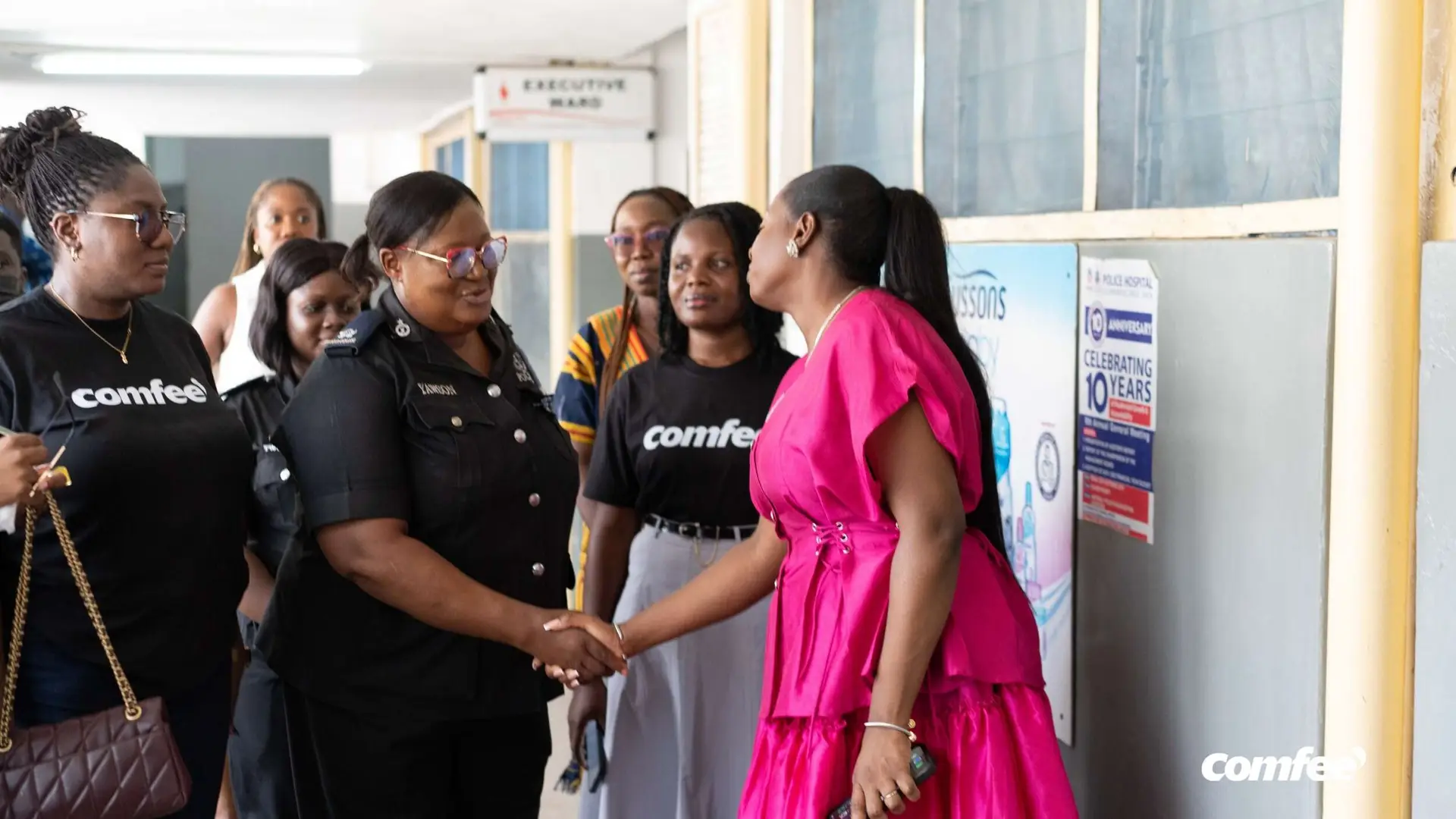 Comfee GH Ltd. supports Ghana Police Hospital with GHC 85,000 Air Conditioner donation