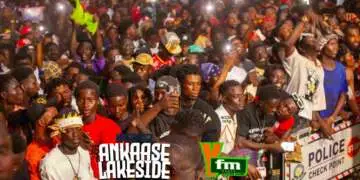 YFM shuts down Ankaase Lakeside party with Kweku Smoke