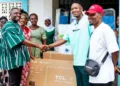 FIFA Referee Daniel Nii Laryea donates to Pokuase Health Center Children’s Ward