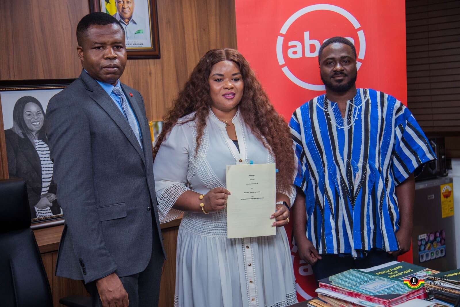 National Service Authority partners with Absa Bank to provide overdraft relief for service personnel