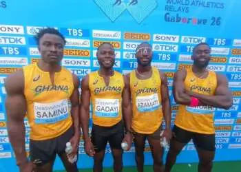 Ghana’s 4x100m relay team secures qualification for 2027 World Athletics Championships