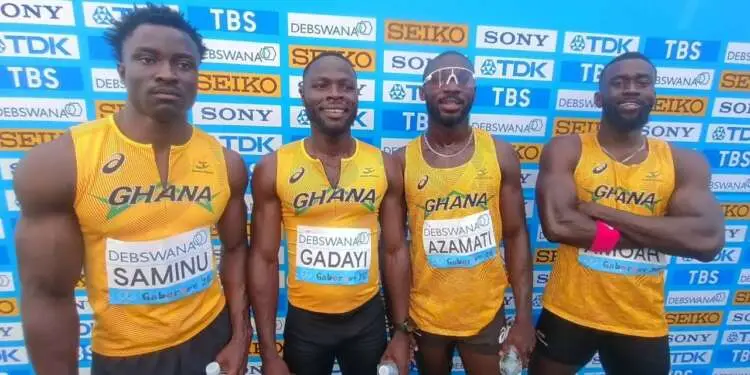 Ghana’s 4x100m relay team secures qualification for 2027 World Athletics Championships