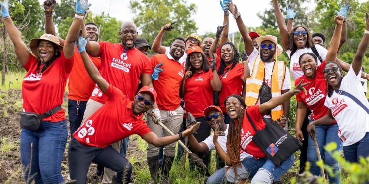 Telecel Ghana plants 43,000 trees as part of climate resilience drive