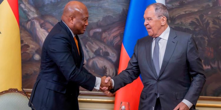 Ghana, Russia sign visa waiver agreement for diplomatic and service passport holders